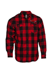 FNC Embroidered Flannel Shirt