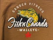 FNC Embroidered WALLEYE Hoodie 2.0