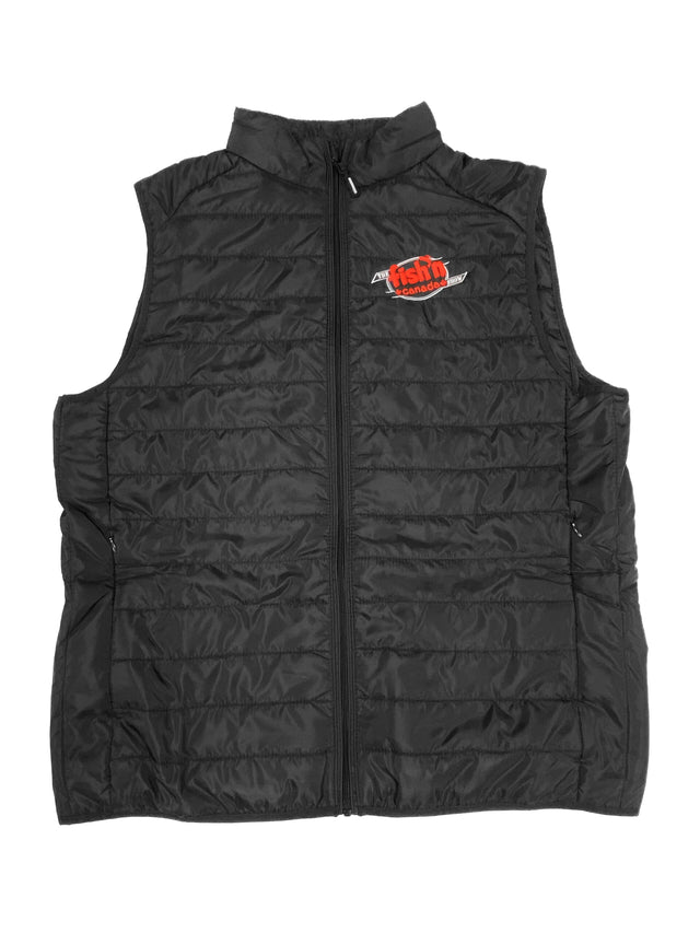 FNC Embroidered Packable Puffer Vest