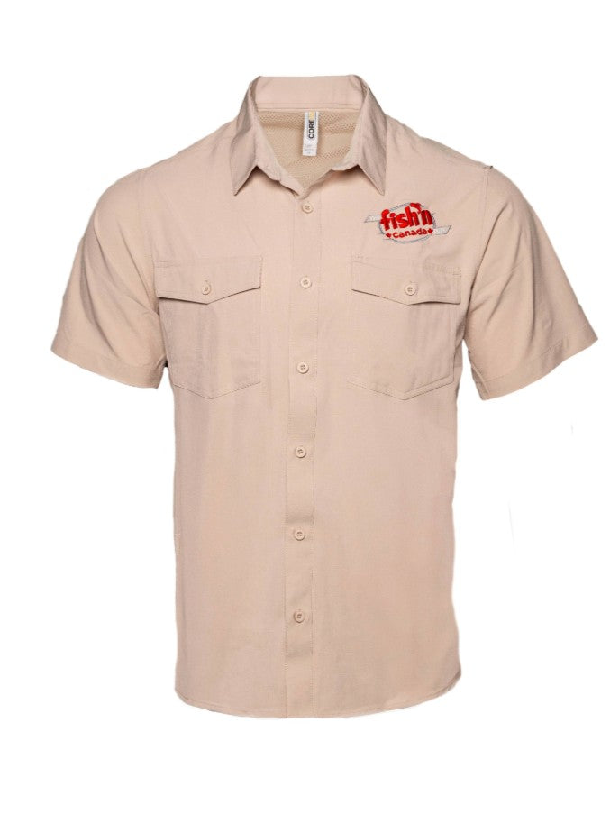 FNC UV50 Short Sleeve Button-Up