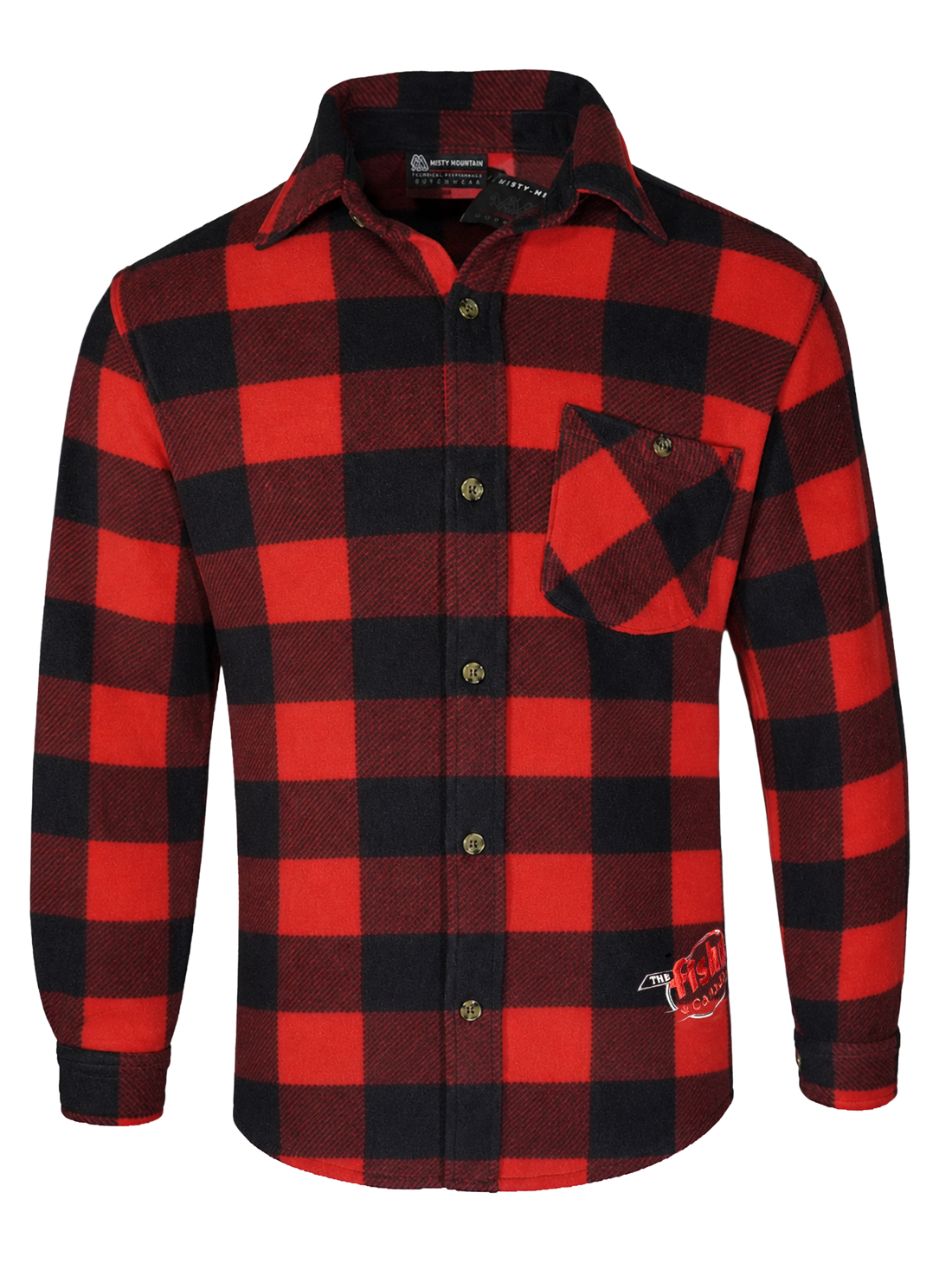 FNC Embroidered Doeskin Fleece Shirt