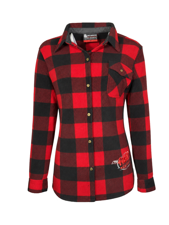 FNC Embroidered Ladies Doeskin Fleece Shirt