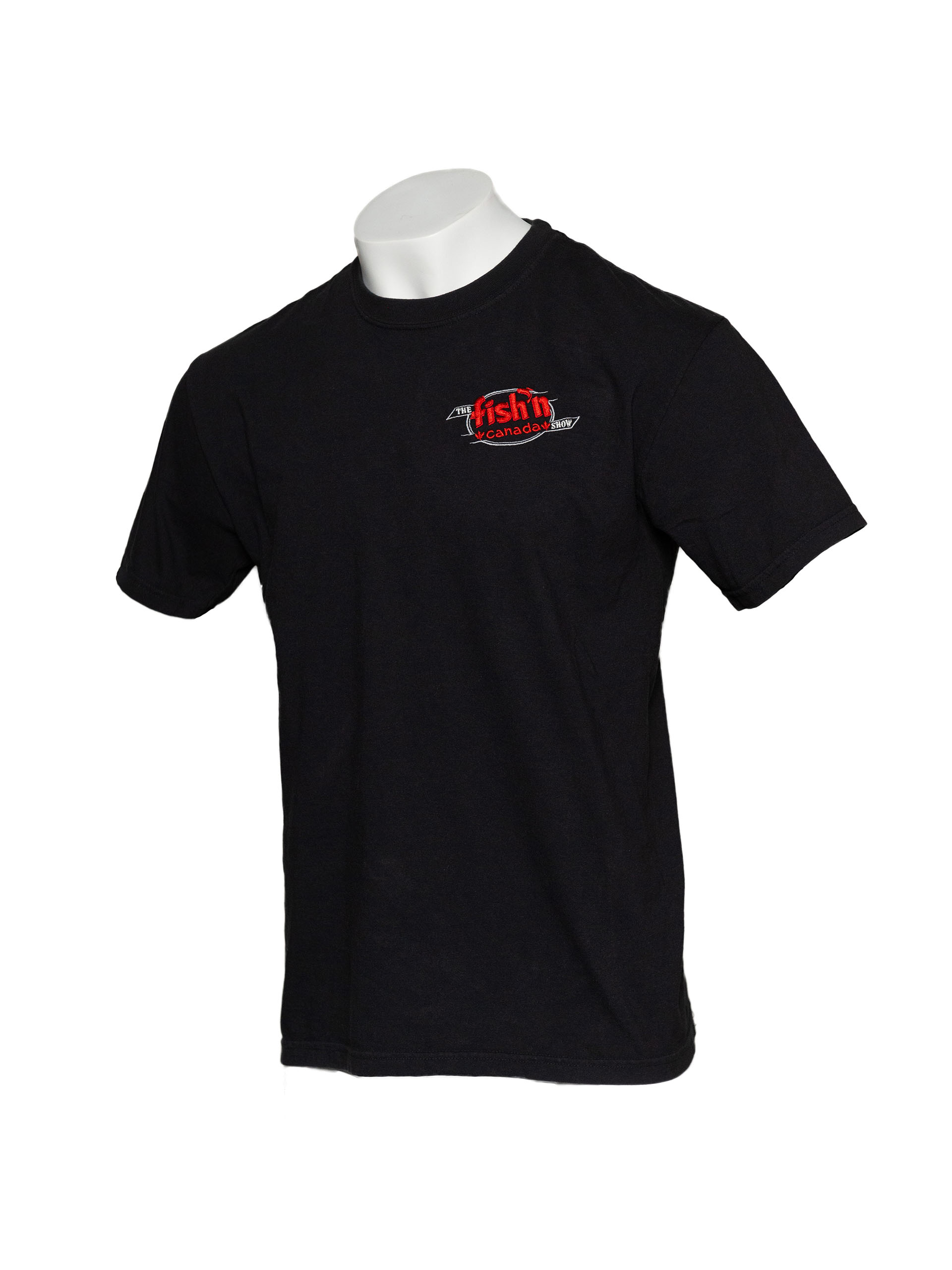 The Fish'n Canada Show Embroidered Heavyweight T-Shirt – Black
