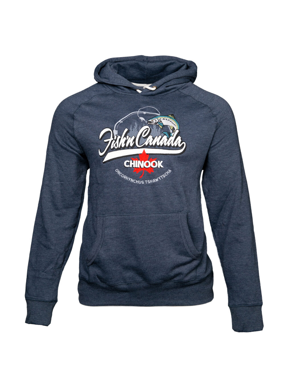 Fish'n Canada Embroidered CHINOOK Hoodie - Denim